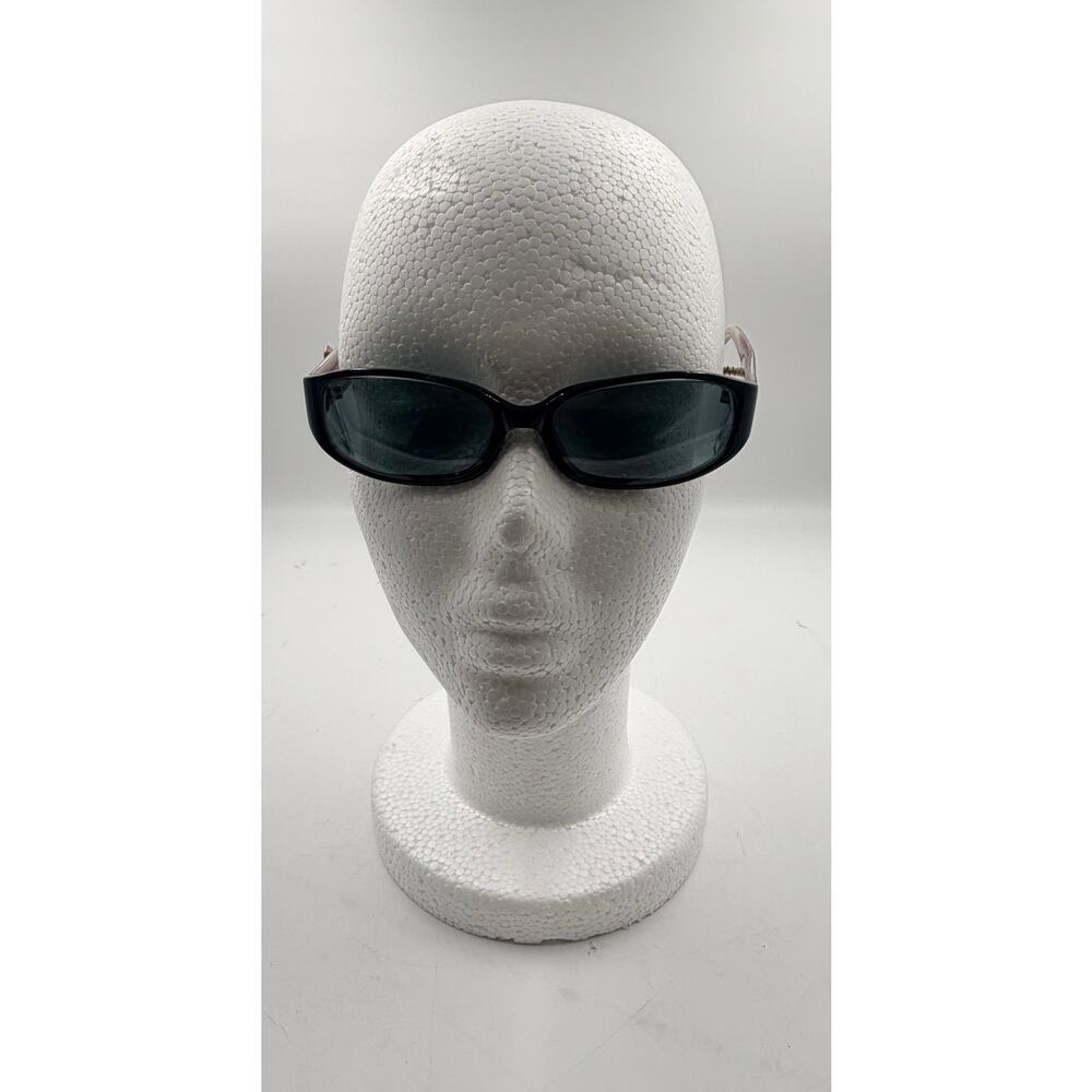 Vintage Sun Gear SG 804 Black/White stripe 52-15-130 Sunglasses